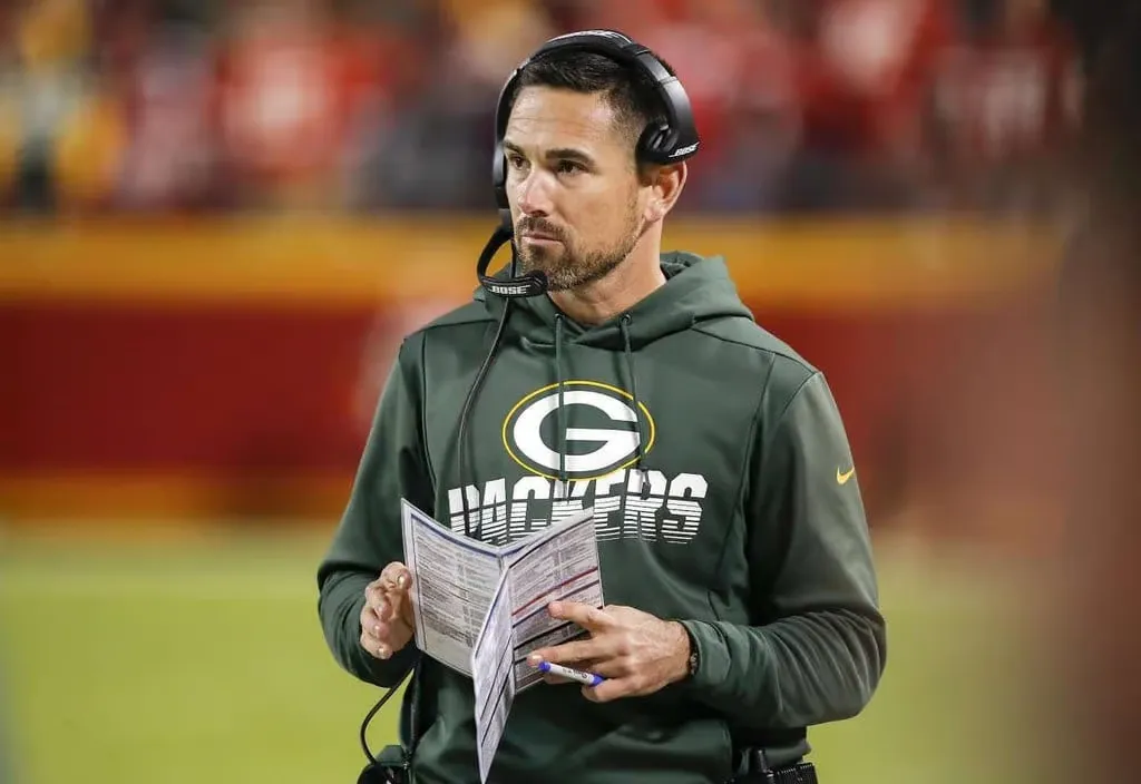 Matt LaFleur on the Packers sideline
