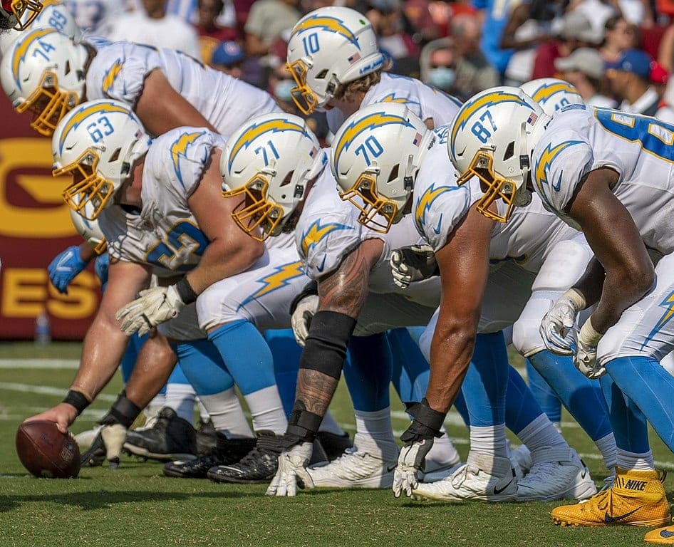 Chargers Offensive Line